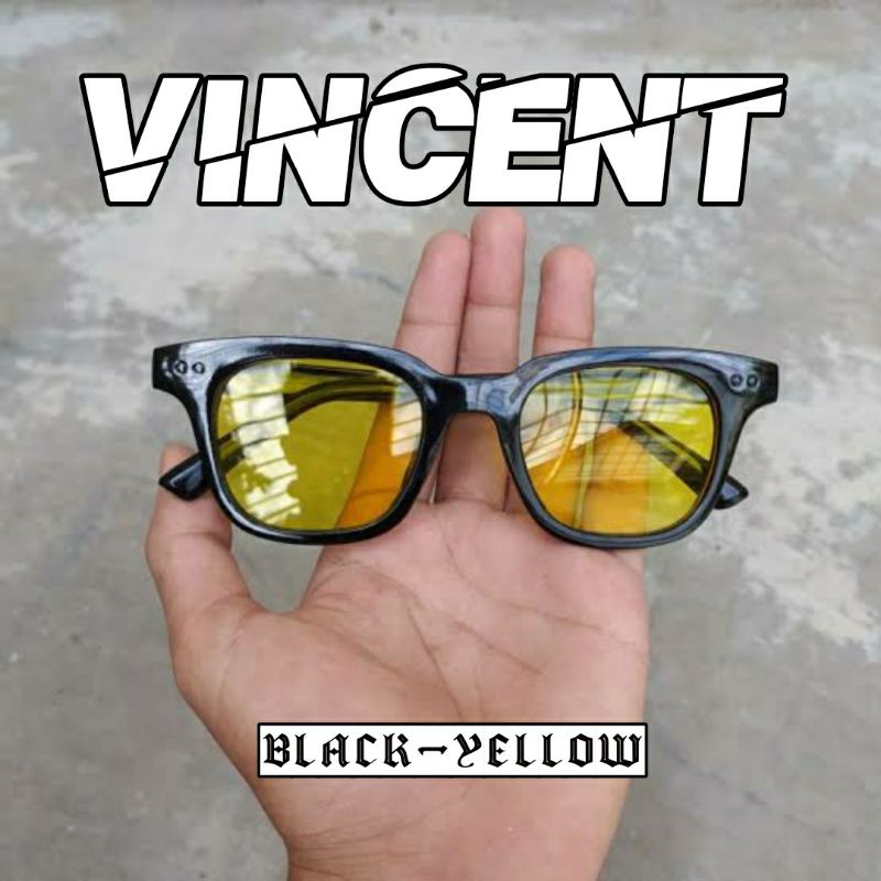 KACAMATA VINCENT VINTAGE - YELLOW
