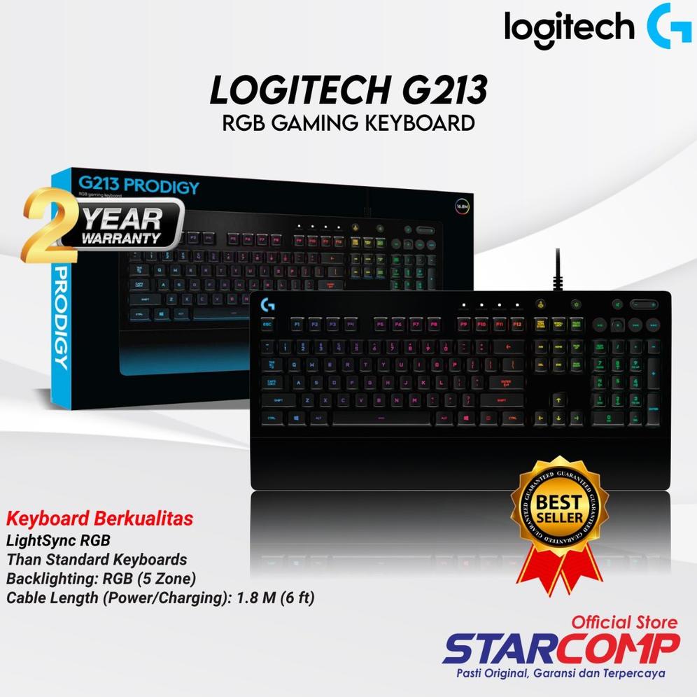 Logitech G213 Gaming RGB Keyboard G 213