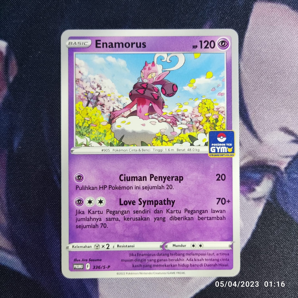 pokemon (ID) enamorus gym - PROMO 336/S-P - NO FOIL