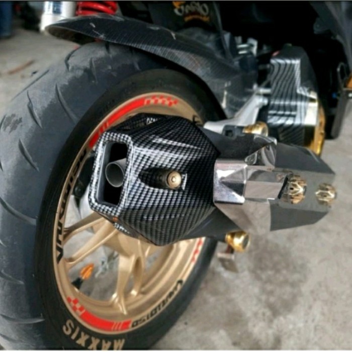 Corong Knalpot Moncong Knalpot Carbon Honda Vario 125 2022