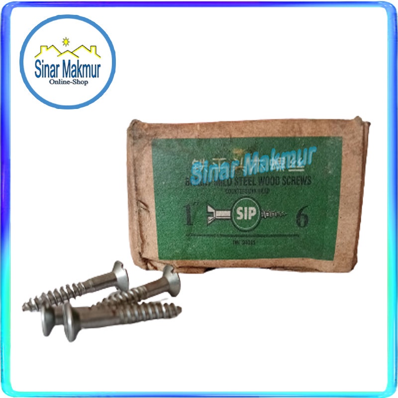 Skrup Sekrup Kayu Minus 1x6