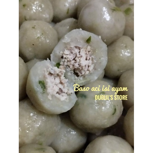

Baso aci isi ayam kemasan 250 gr
