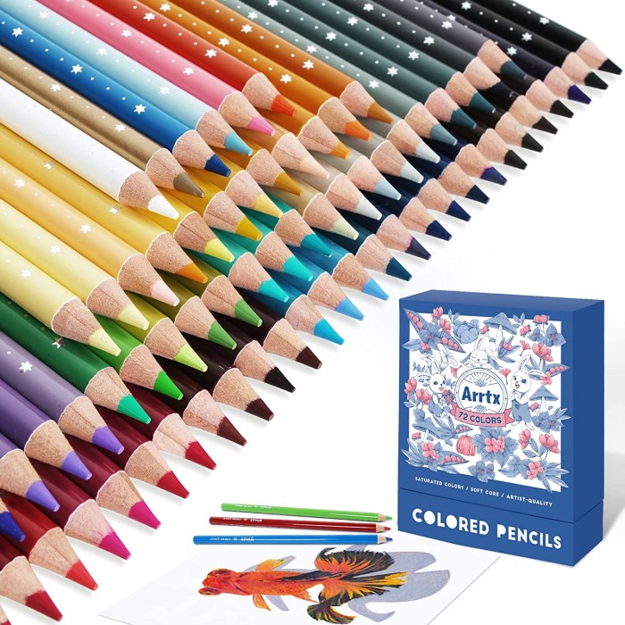 

Terlaris Arrtx Artist Colored Pencil/Pensil Warna 72Clr