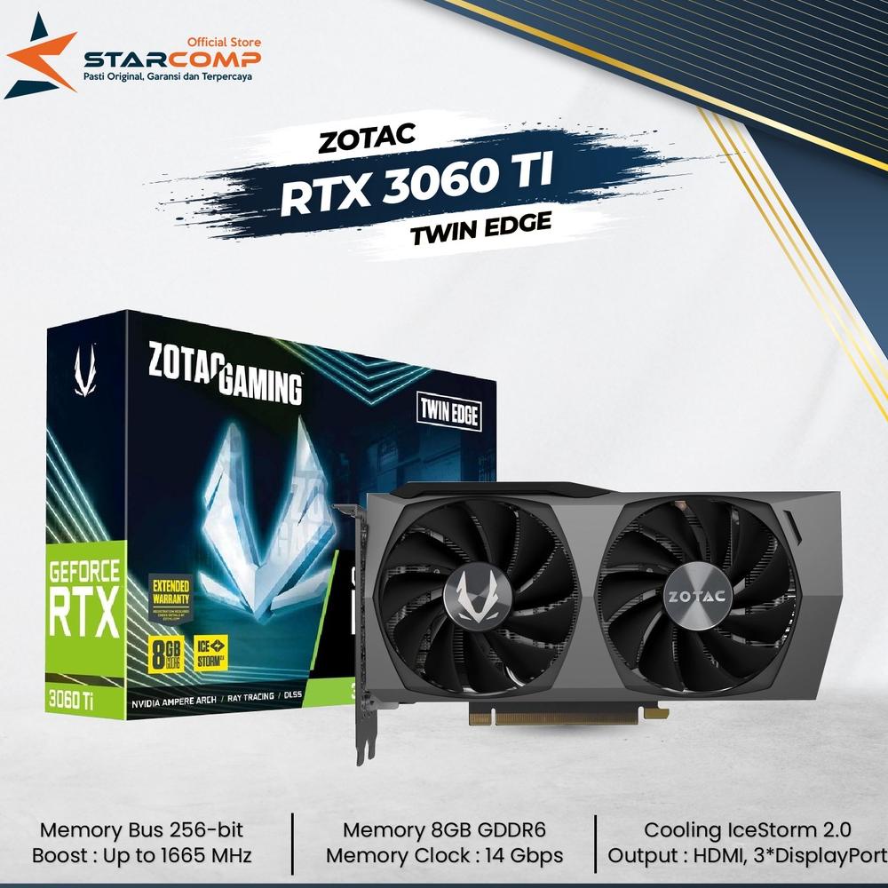 ZOTAC RTX 3060 Ti TWIN EDGE 8GB GDDR6 RTX 3060Ti