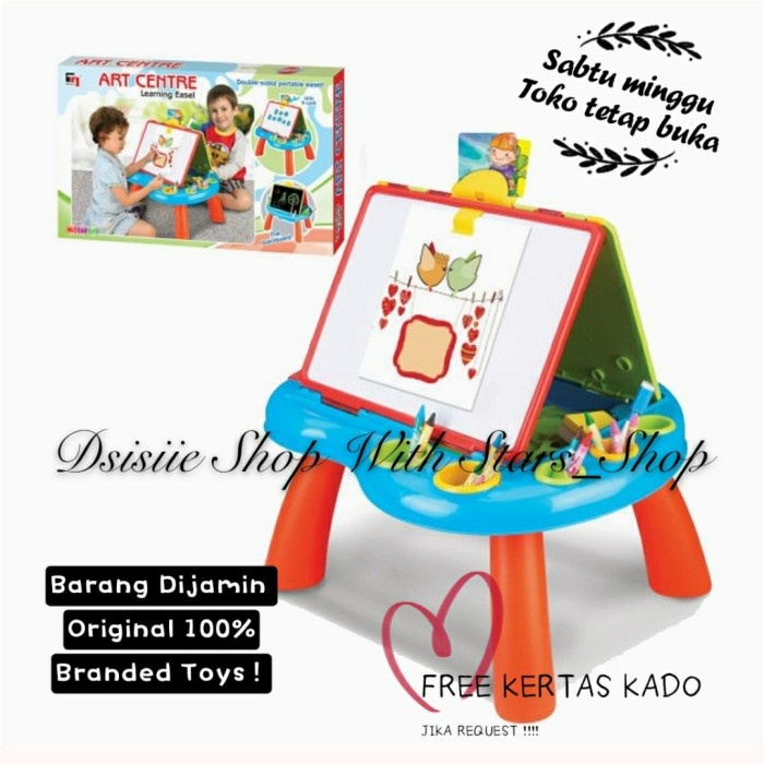 

Terlaris Art Center Learning Easel 628-28 Original / Meja Papan Belajar Anak