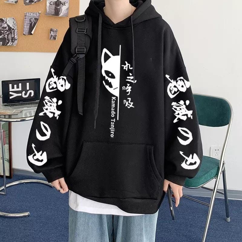 ALU • KAMADO TANJIROU ANIME SWEATER HOODIE UNISEX COUPLE