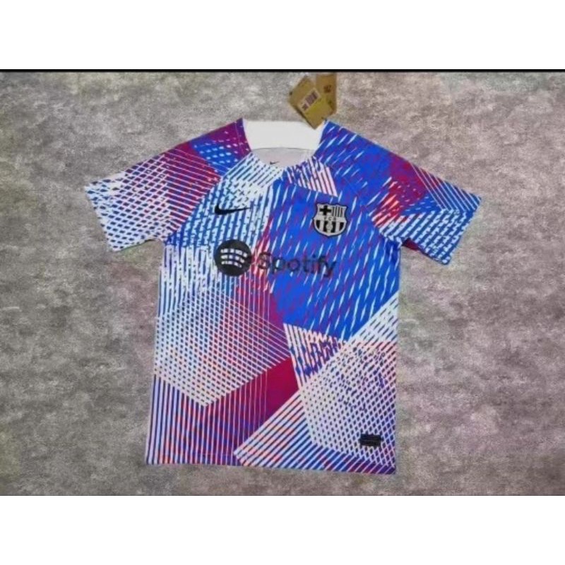 Jersey Kaos Baju Sepak Bola Barca Barcelona Home Away 3rd Third Training Latihan Pre Match Prematch 