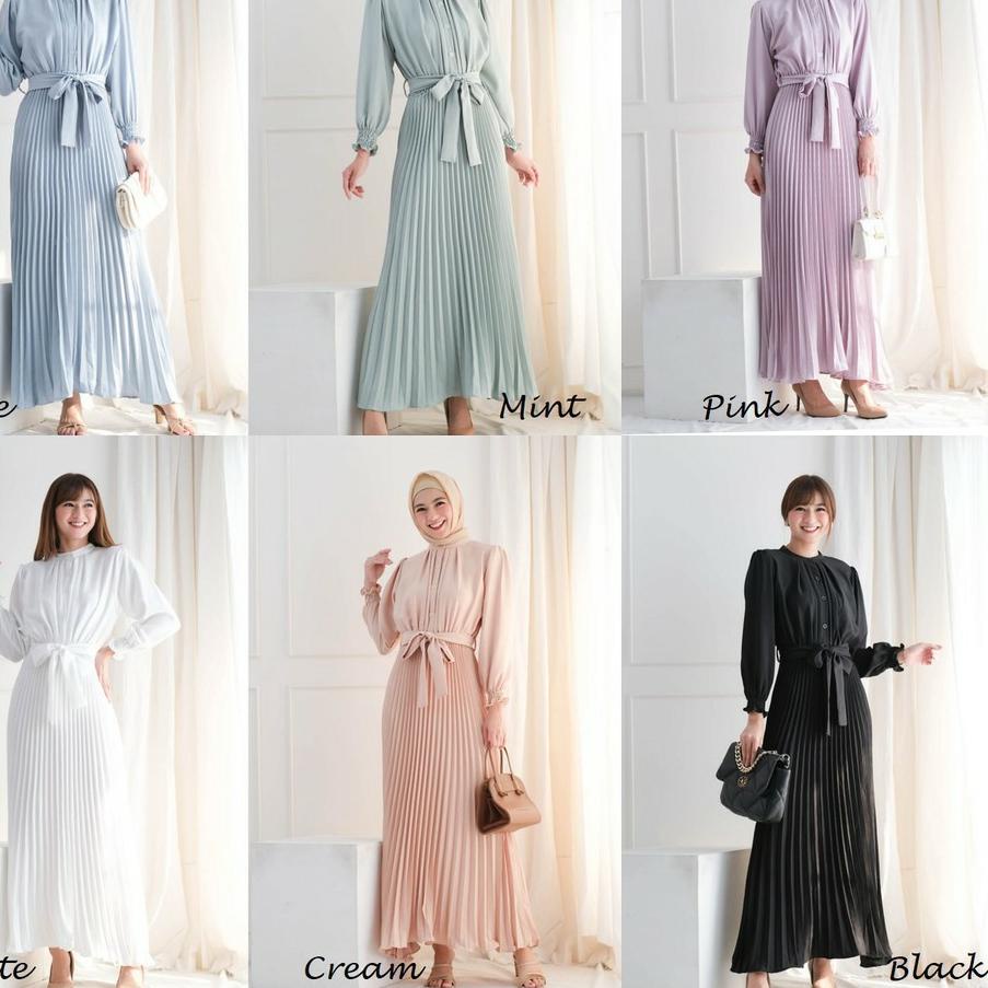 Baju gamis daily casual maxi gaun pesta muslim lebaran hari raya kondangan lamaran foto prewedding s