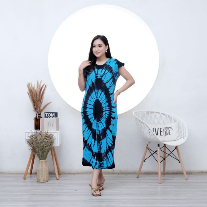 CASUAL DRESS BODYCON LIMITED BAHAN COTTON BUSUI MOTIF BALI KEKINIAN