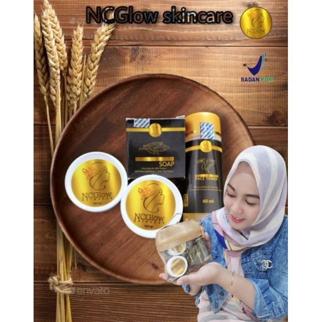 cream NC glow BPOM mencerahkan wajah