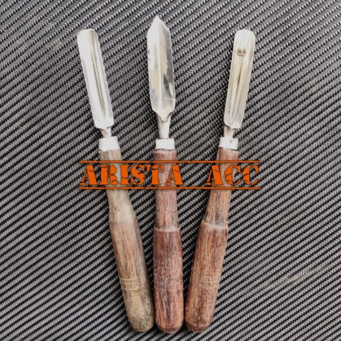 

Ukirku 3Pcs Pisau Ukir Buah Paket Scoop Isi 3 Buat Garnish Tumpeng