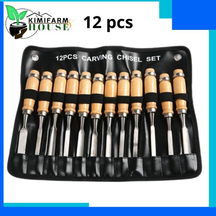 

Ukirku Pisau Ukir 12 Jenis Pisau Ukir Pahat Kayu Serbaguna Terlengkap Set 12