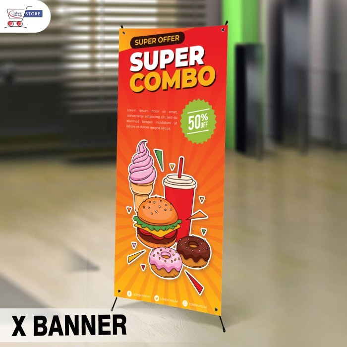 

Impra X Banner Albatros Premium Laminasi Glosy/Doft Ukuran 60X160 Cm