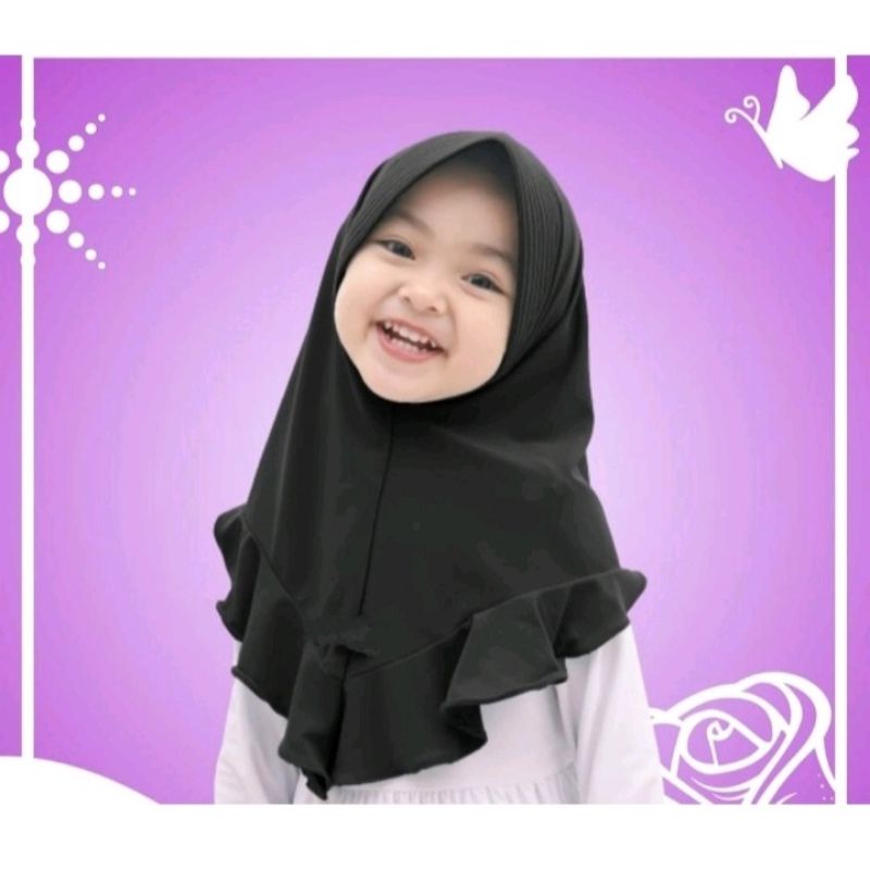 Hijab anak bayi FALISHA PET 0 - 3 tahun / jilbab kerudung anak perempuan