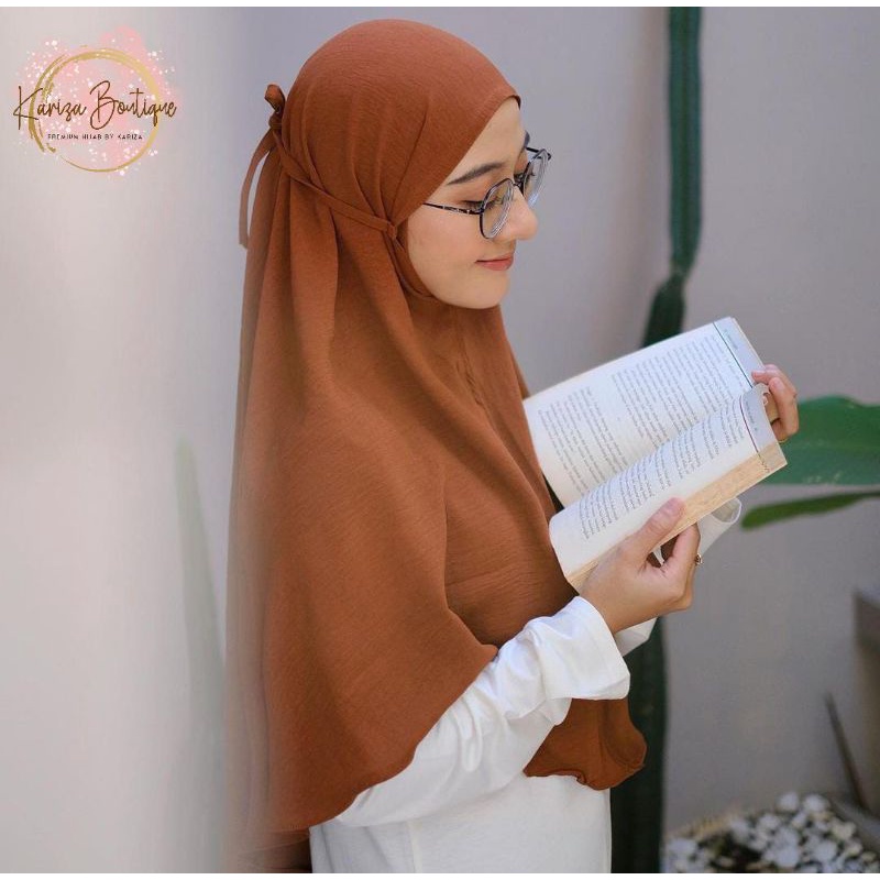 Bergo Salwa/Hijab Bergo/Hijab instan/Bergo crinkle