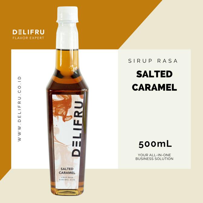 

Delifru Syrup Salted Caramel - Sirup Karamel Asin 500 ml