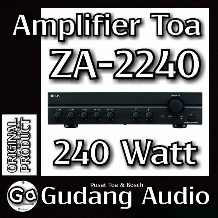 AMPLIFIER TOA ZA-2240 (240WATT)