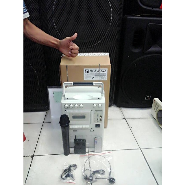 MURAH"" SPEAKER PORTABLE WIRELESS MEETING TOA ZW-G10CB-AS NEW