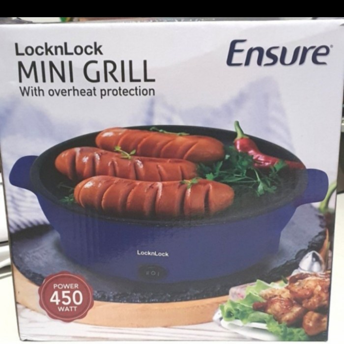 grill pan  Lock and Lock Mini grill pan(N9G3) pemanggang listrik multifungsi pemanggang roti bakar p