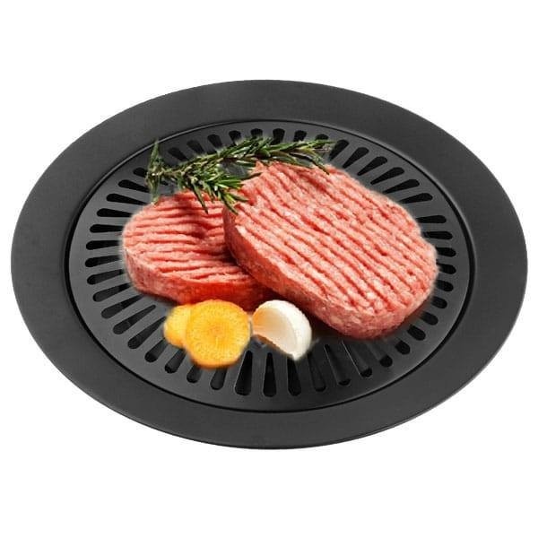 grill pan  Wajan Ultra Grill Pan 32cm - Ultra Grill Korean BBQ Plate Bulat 32cm(Q9G4) pemanggang rot