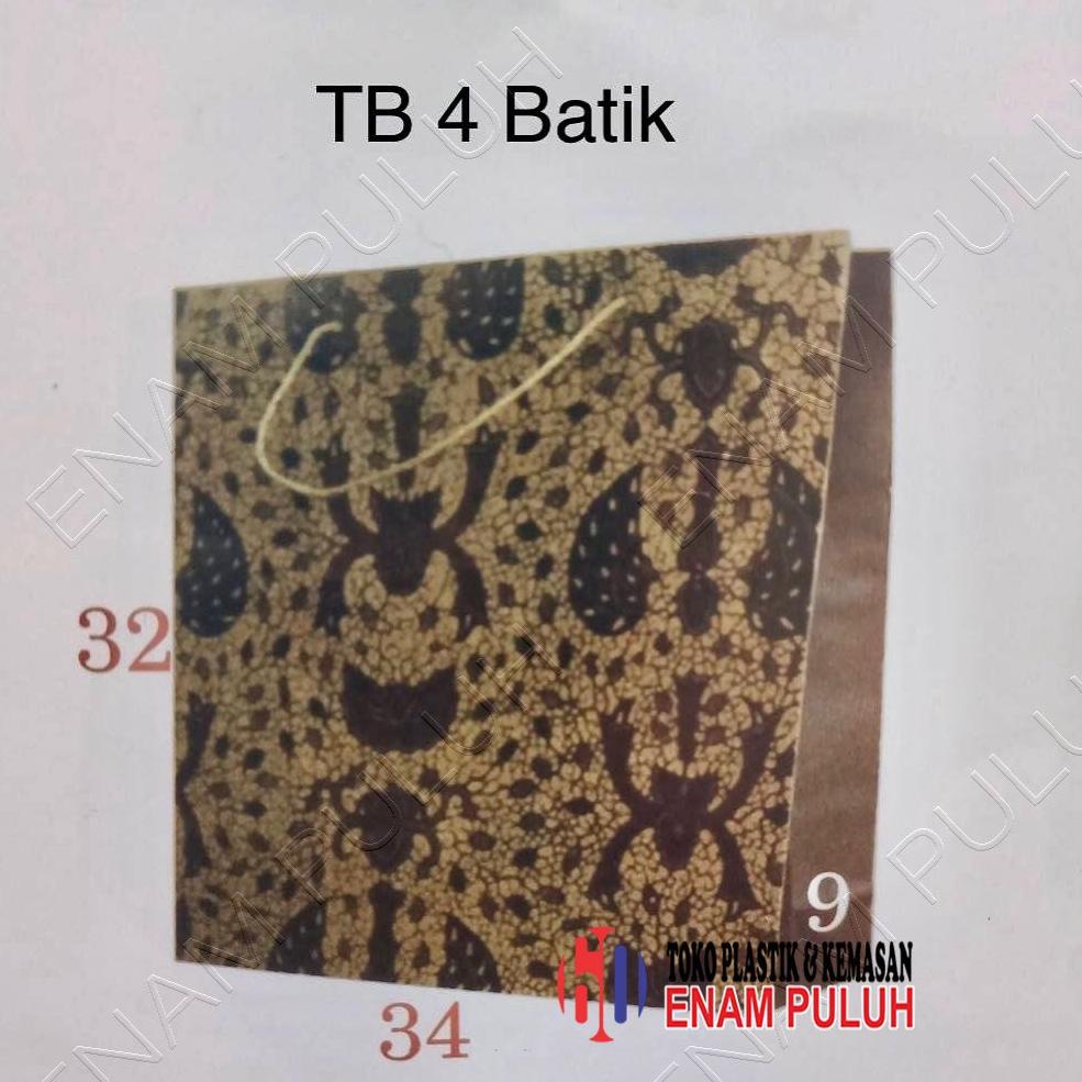 

Tas Kertas Tb 4 Batik Paper Bag Goodie Bag Paper Kraft Bag Coklat Promo Best Seller!