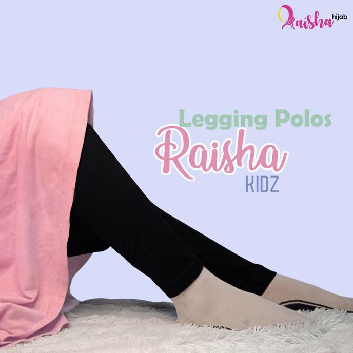 Celamis Legging Anak Perempuan Umur 7-9 Tahun Kaos Katun Hitam Polos