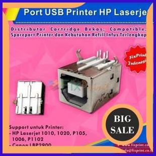 Port USB Printer Laserjet 1010 1020 p105 1006 p1102 Canon LBP2900 sparepart 54PR23