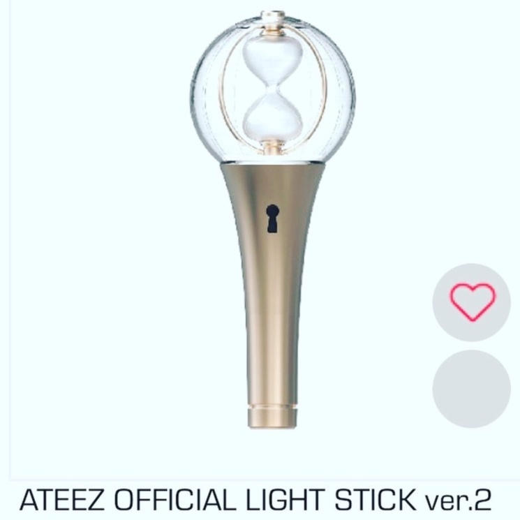 (Ready Ateez Lightstick Lightiny Ver 2 Lightbot Official Strap , Image Picket