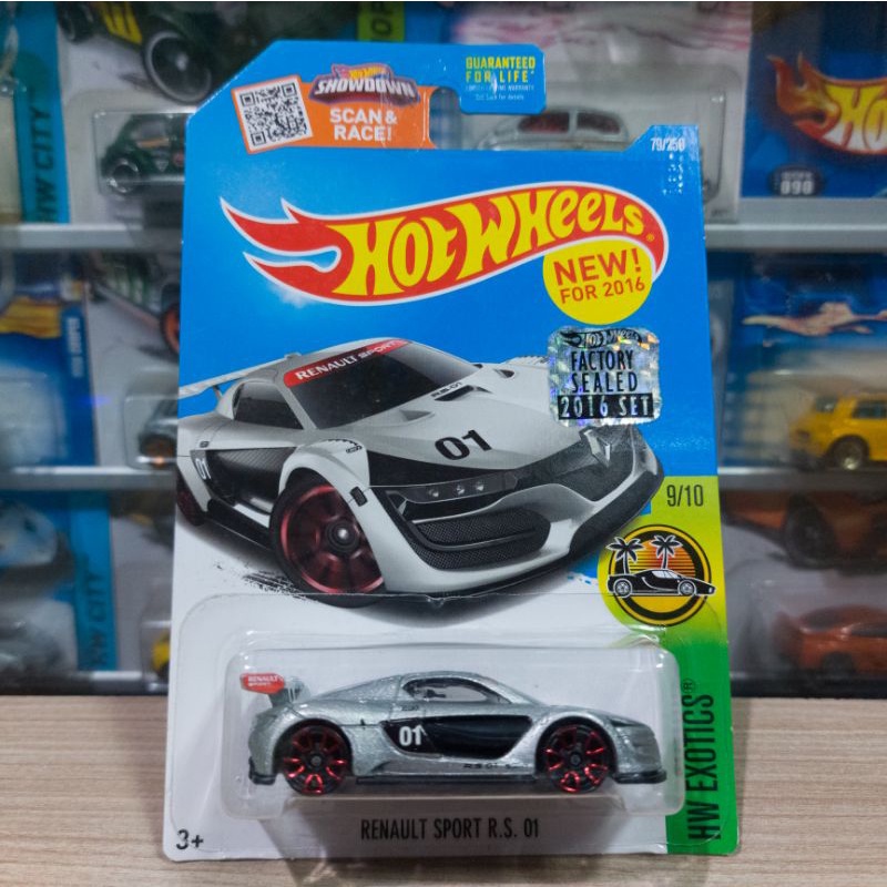 HOT WHEELS RENAULT SPORT R.S. 01 SILVER - FACTORY SEALED