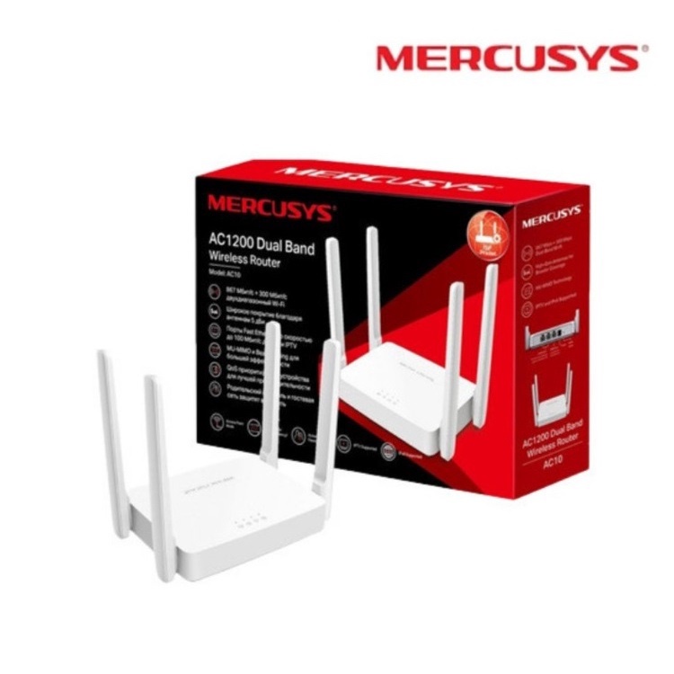 Mercusys AC10 AC1200 300Mbps Router Wireless Dual Band S3