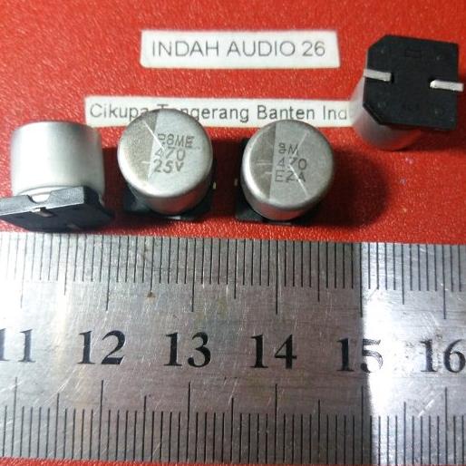 SIZE D10X10mm 470uf 25v ELKO SMD elco 470 uf 25 v kapasitor 470 E capasitor 470uf E capacitor