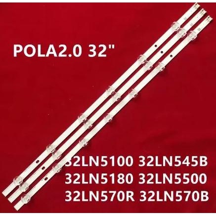 backlight LG 32LN5100 32LN541B 32LN5400 32LN4900 lampu backlight tv lg 32ln 3PCS 6-7-6 Backlight lg 