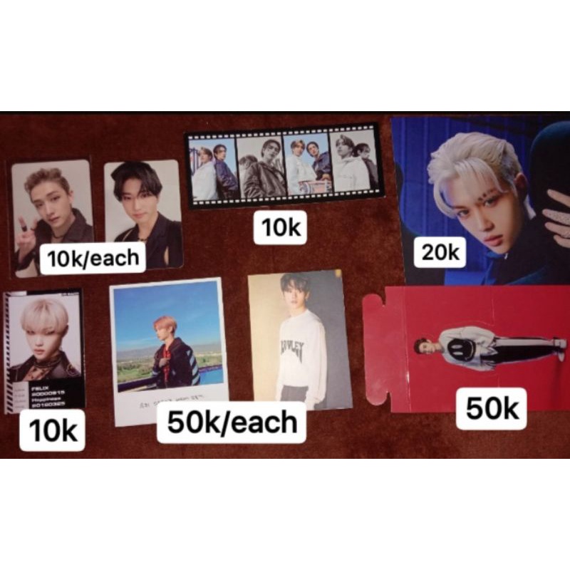 PHOTOCARD PC STARYKIDS BANGCHAN LEEKNOW CHANGBIN HYUNJIN HAN FELIX SEUNGMIN I.N GO LIFE