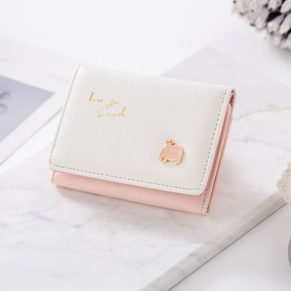 Sera Dompet Kecil Lucu 2021 Baru Korea Dompet Manis Sederhana Fashion Serbaguna 30% Off Kapasitas Besar Bayi Gajah Super Lucu