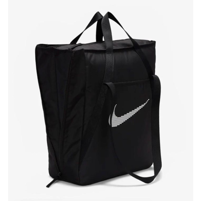 (100% ORIGINAL) Nike Gym Tote Shoulder Bag Black Carry Hand Swoosh