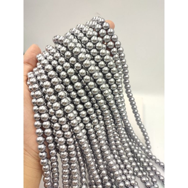 Manik Mutiara Sintetis Grosir Perrenceng 4 6 8 10 &12 MM