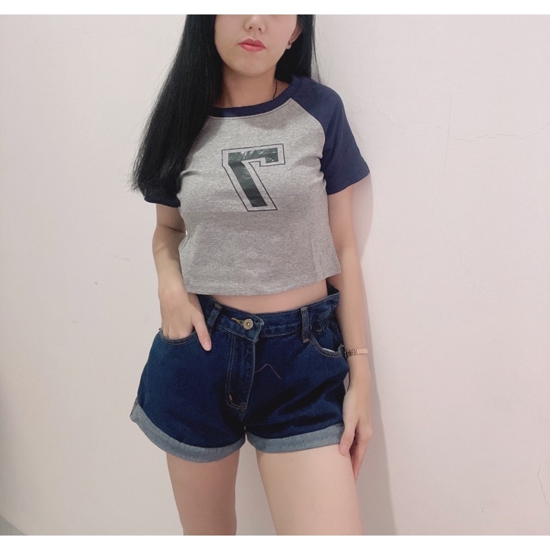 tshirt lengan combi import | ksos combi lengan pendek import | korean style kaos | aquarius.boutique89