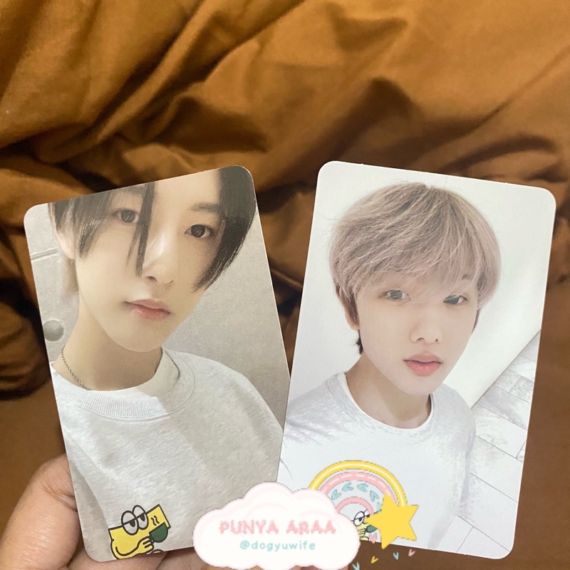 PC NCT DREAM - Renjun Jisung cafe photocard