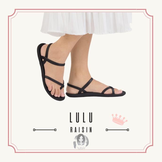 Terbaru - OWNshop Gofort Sandal Tali LULU Hitam