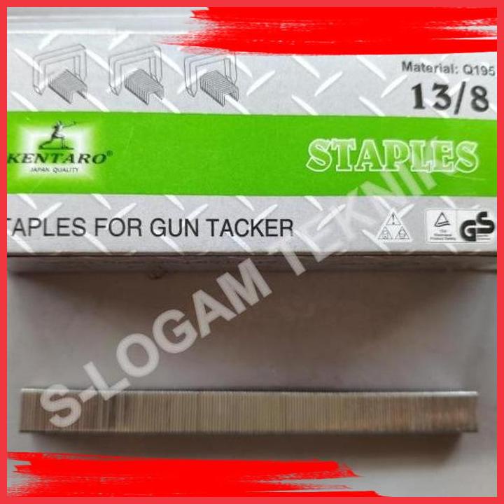 

(ASG) ISI STAPLES GUN TACKER 13/8 8 MM KENTARO REFILL PAKU STAPLES TEMBAK