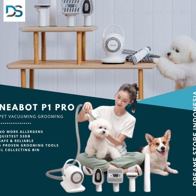 Neabot Neakasa Pet Grooming Kit P1 Pro Vacuum Cleaner 52Db Bulu Hewan