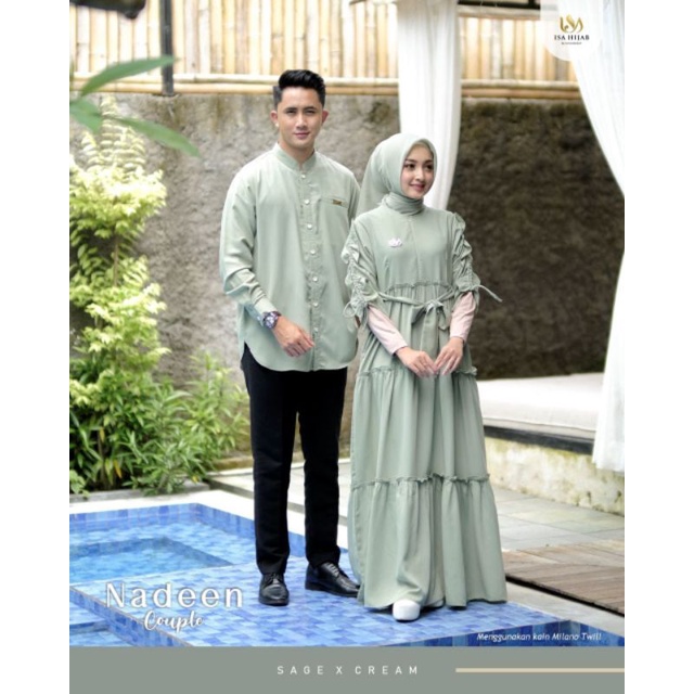 Gamis Nadeen Isa Hijab/Gamis Lebaran terbaru