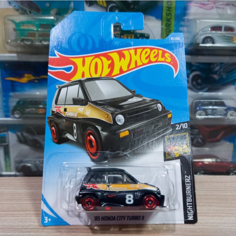 Hot Wheels 85 Honda City Turbo II Tampo 8 Black