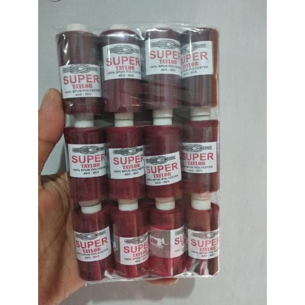 BENANG JAHIT SUPER TAYLOR ISI 6 PCS PANJANG 500 YARD / HIGH QUALITY