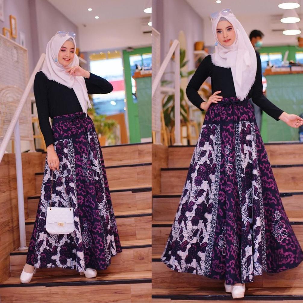 Best - Rok Batik Payung Jumbo Panjang Lebar Dewasa Bawahan Batik Cap  Sogan Modern Klasik ,.