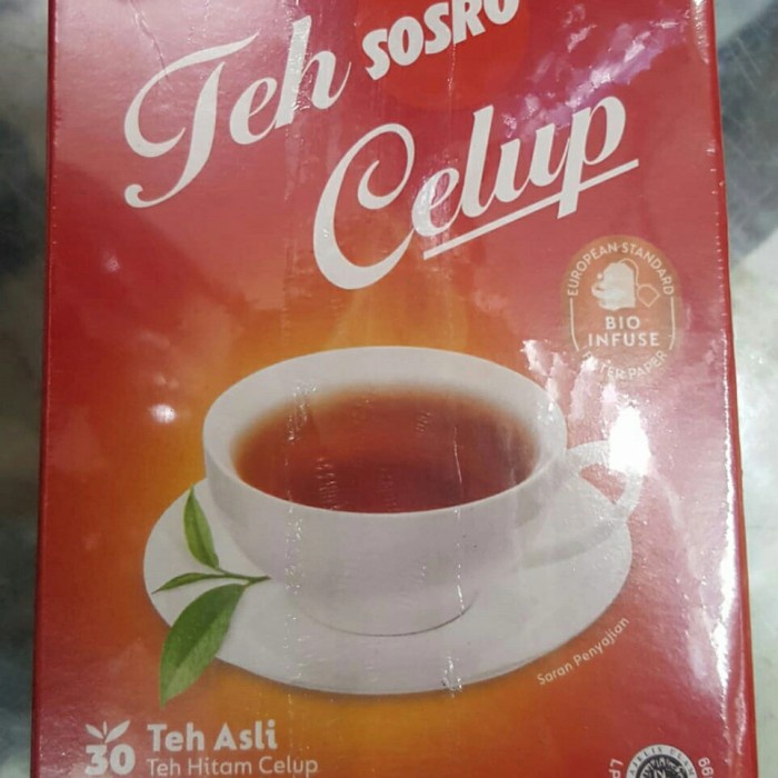 

Teh Celup Sosro 30 Kantung / 1 Pak (10 Kotak) /60gr