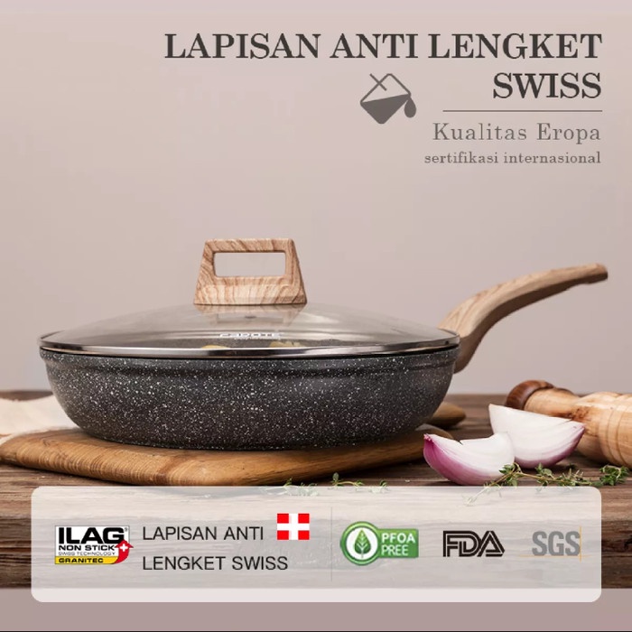 Terlaris Carote Pan With Lid 24 Cm