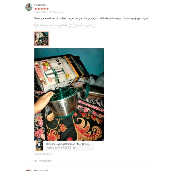 Mitochiba Daging 2L Stainless Penggiling Bender Coper Elektrik Blender