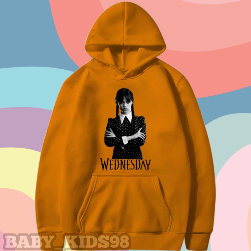 JAKET HOODIE ANAK TERBARU WEDNESDAY ADAM BAHAN TEBAL