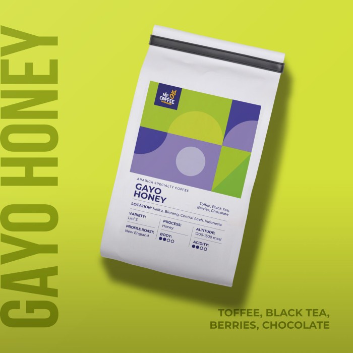 

Kopi GAYO HONEY TAKENGON Single Origin Arabika Specialty BIJI / BUBUK
